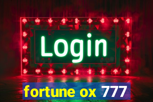 fortune ox 777